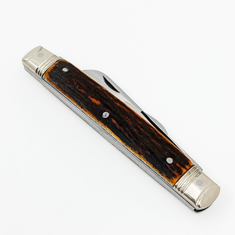 قلمتراش دو تیغه دسته شاخ 12 سانتیمتر / استادحسین زنجانی