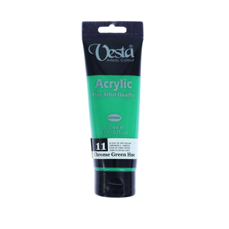 رنگ اکریلیک حجم 75 میلی لیتر کد 11