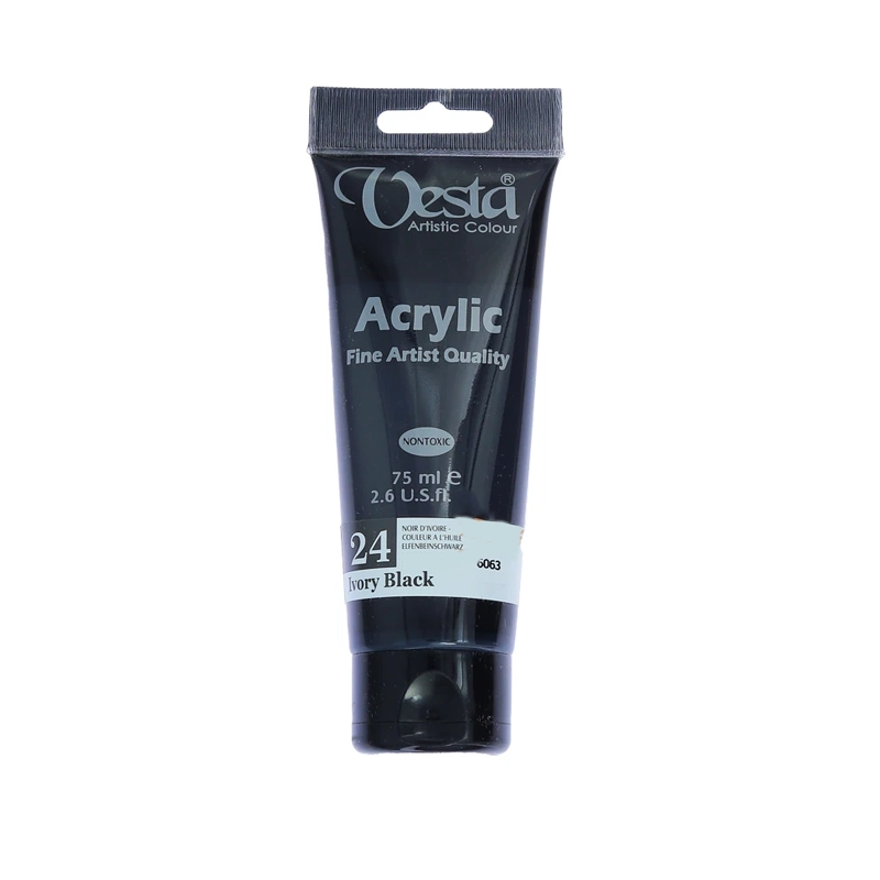 رنگ اکریلیک حجم 75 میلی لیتر کد 24