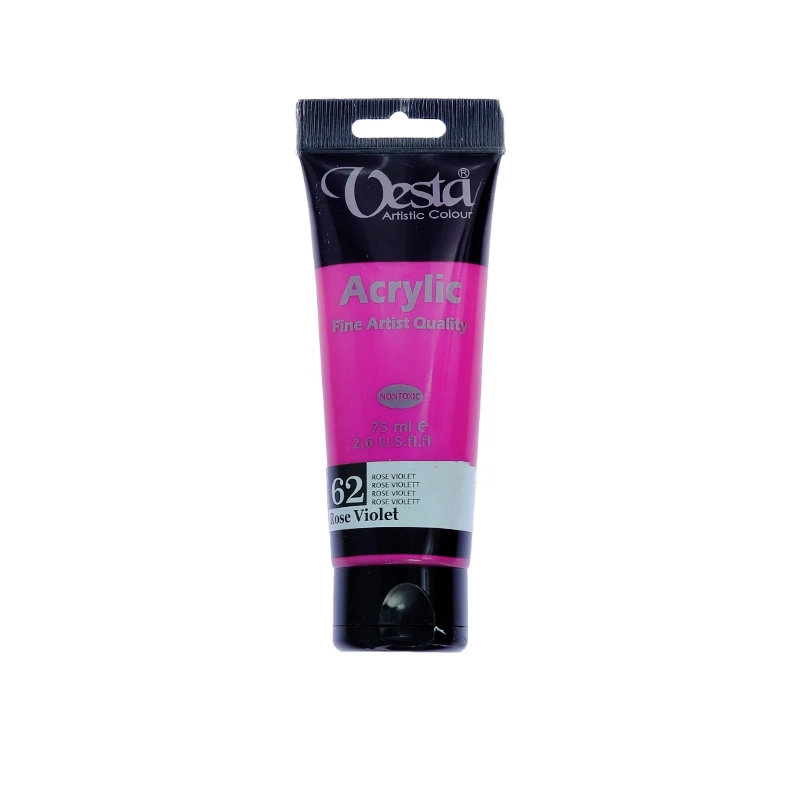 رنگ اکریلیک حجم 75 میلی لیتر کد 62