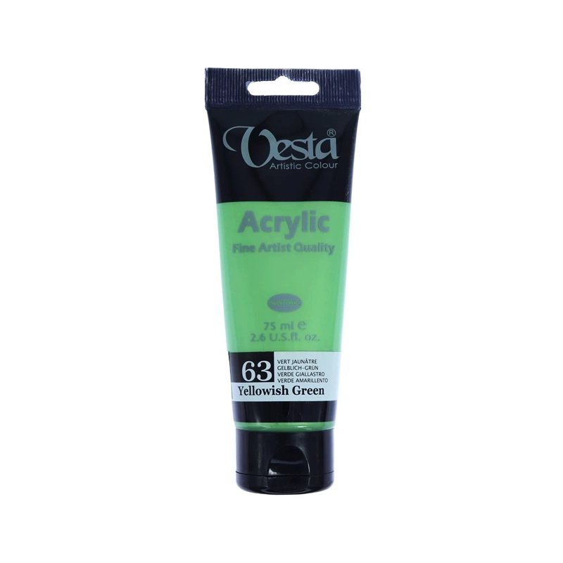 رنگ اکریلیک حجم 75 میلی لیتر کد 63