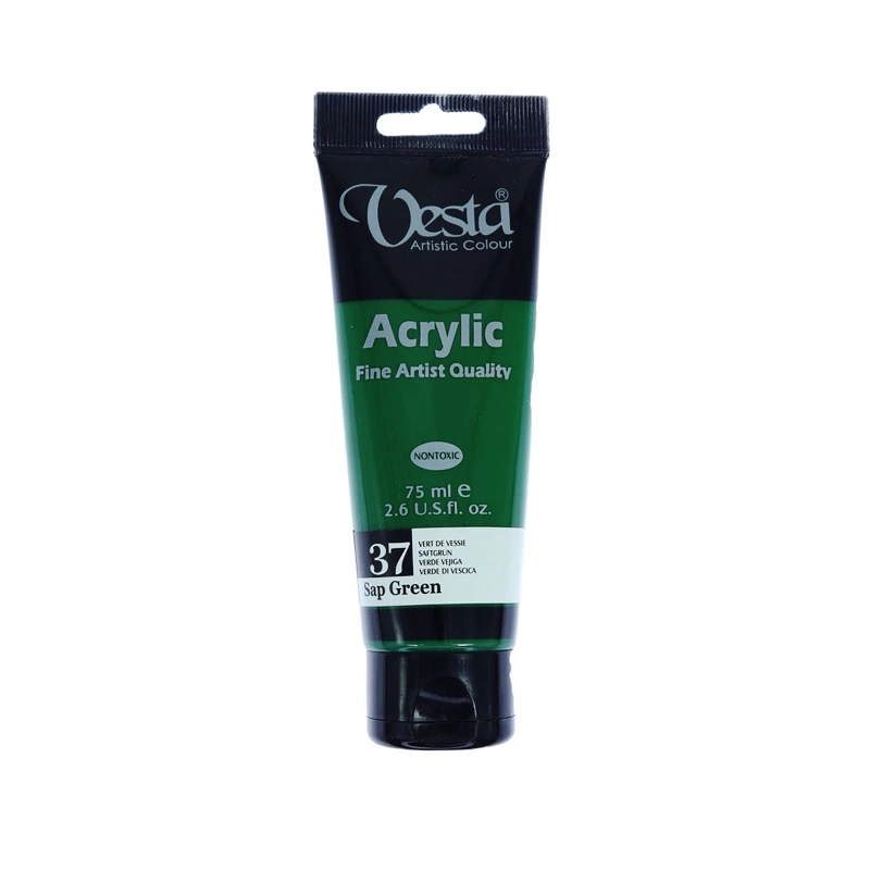 رنگ اکریلیک حجم 75 میلی لیتر کد 37