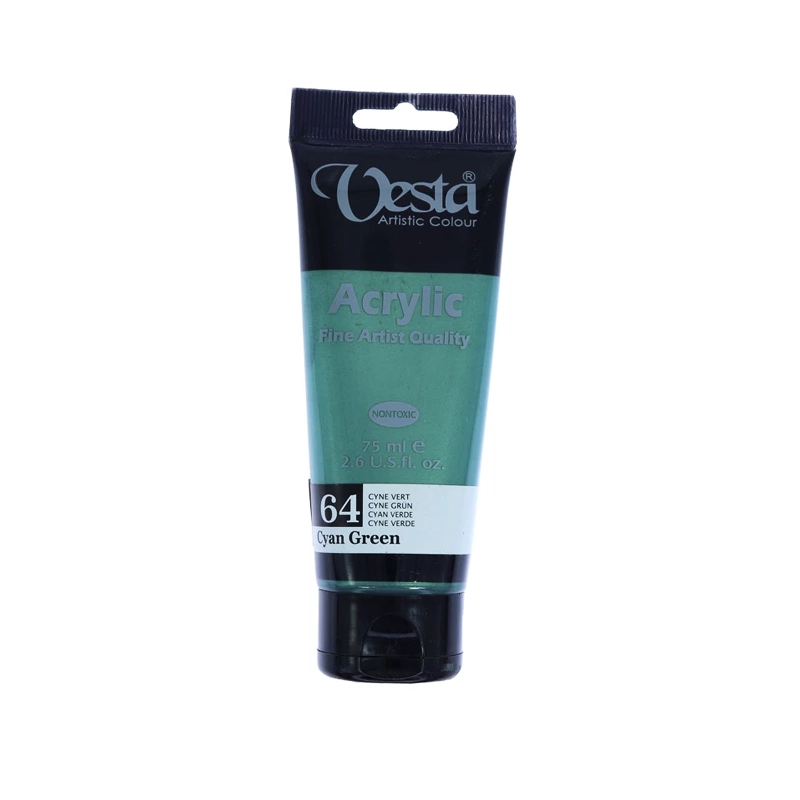 رنگ اکریلیک حجم 75 میلی لیتر کد 64