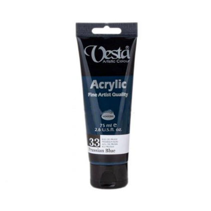 رنگ اکریلیک حجم 75 میلی لیتر کد 33