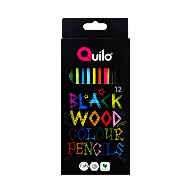 مدادرنگی 12 رنگ Black Wood