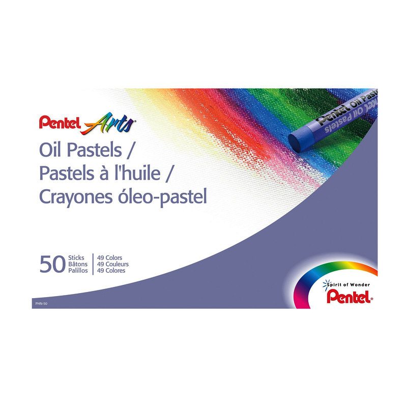 پاستل روغنی 50 رنگ برند پنتل