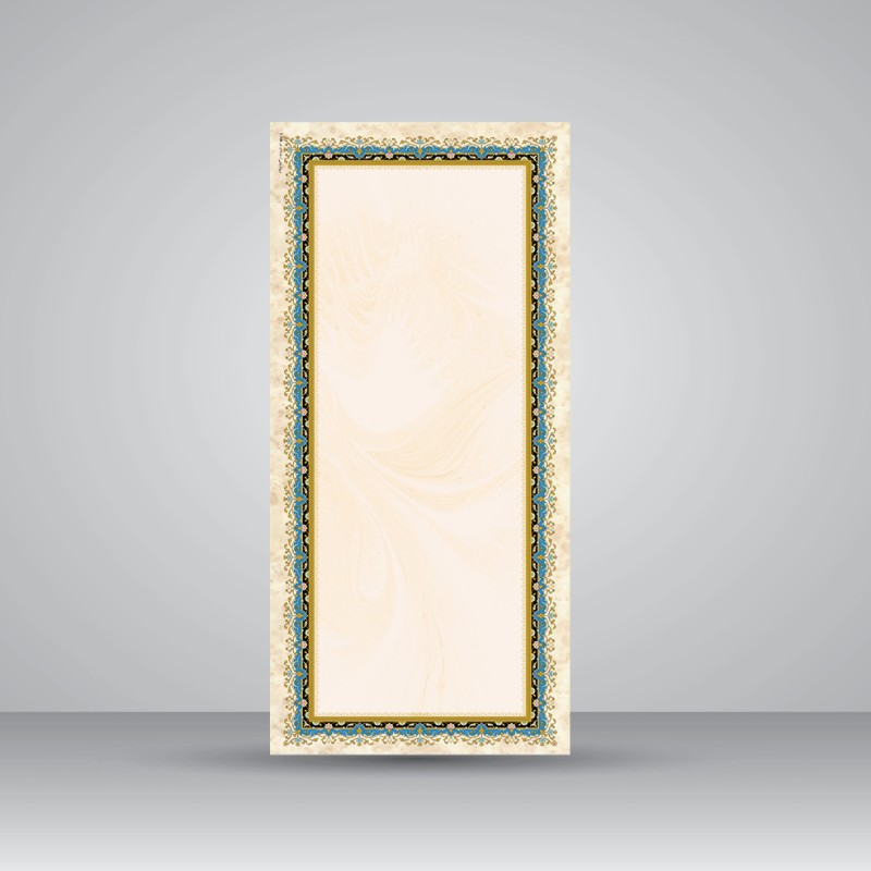 کاغذ تذهیب دار چاپی،50*23 cm، کد 708، (بسته 10 عددی)