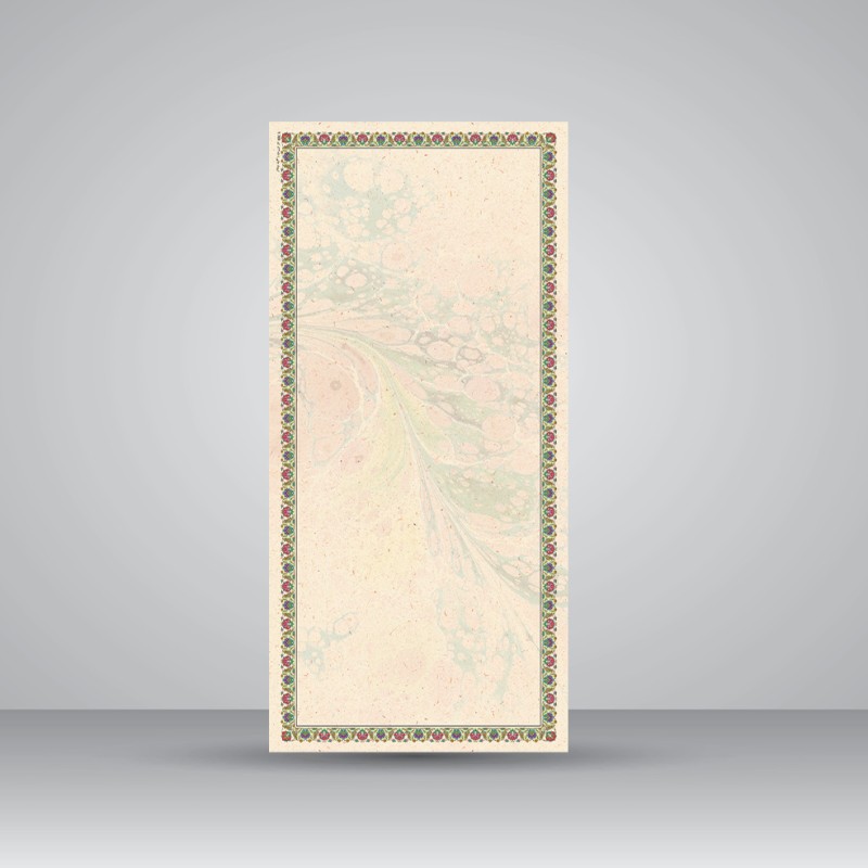کاغذ تذهیب دار چاپی،50*23 cm، کد 709، (بسته 10 عددی)