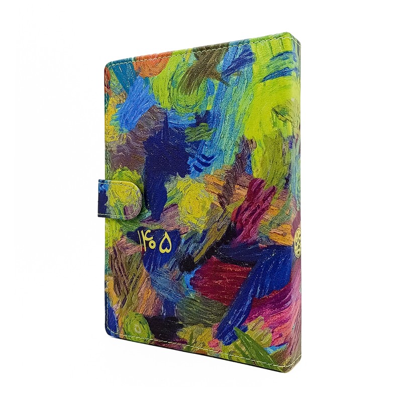 سر رسید 1405 -فنری طرح چرم - طرح رنگی رنگی