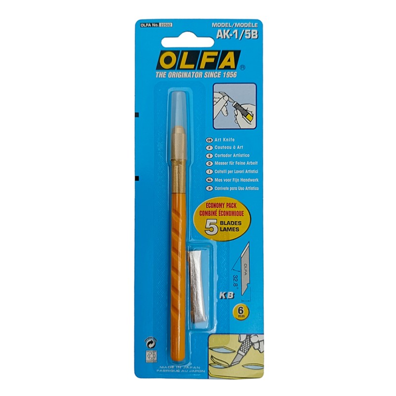 کاتر قلمی الفا AK-1  همراه 5 تیغ یدک