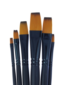 ست قلم مو 6 عدد برند پارس ارت کد 5010