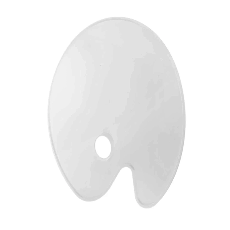 پالت بدون خانه بیضی سفید ساده