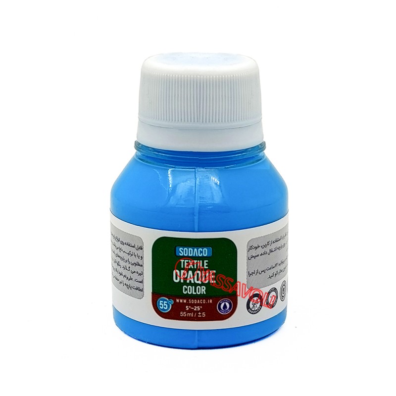 رنگ پارچه 55 میل آبی روشن اوپک برند سوداکو کد 01810