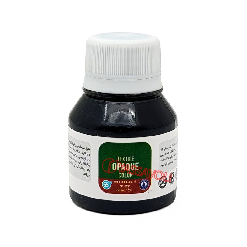 رنگ پارچه 55 میل مشکی اوپک برند سوداکو کد 01824