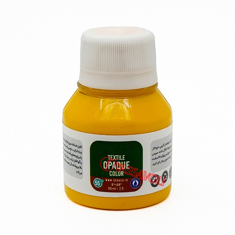 رنگ پارچه 55 میل زرد اوپک برند سوداکو کد 1808