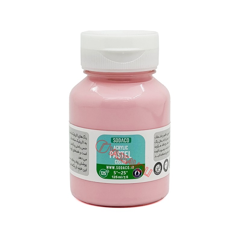 رنگ اکریلیک پاستلی 125 میل کالباسی برند سوداکو کد 02771