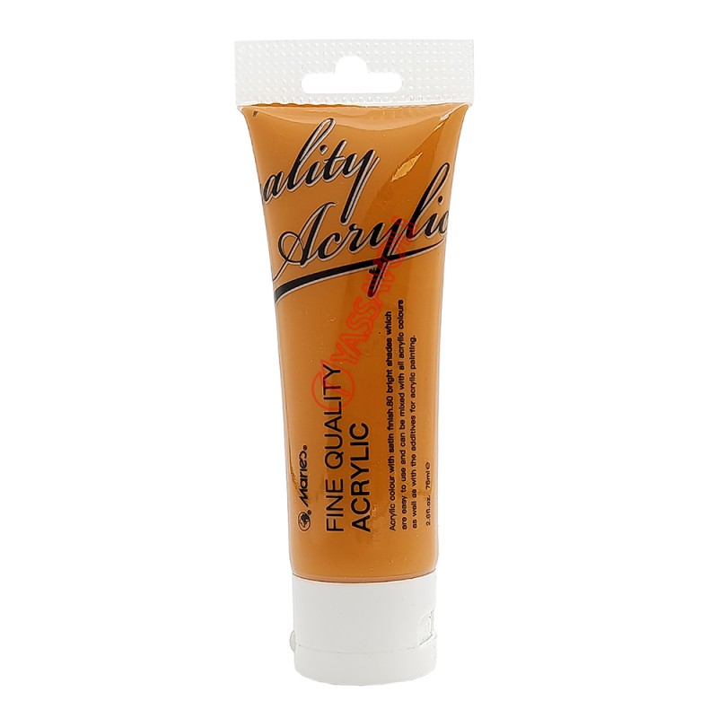 رنگ اکریلیک 75 میل برند ماریس کد 601 RAW SIENNA