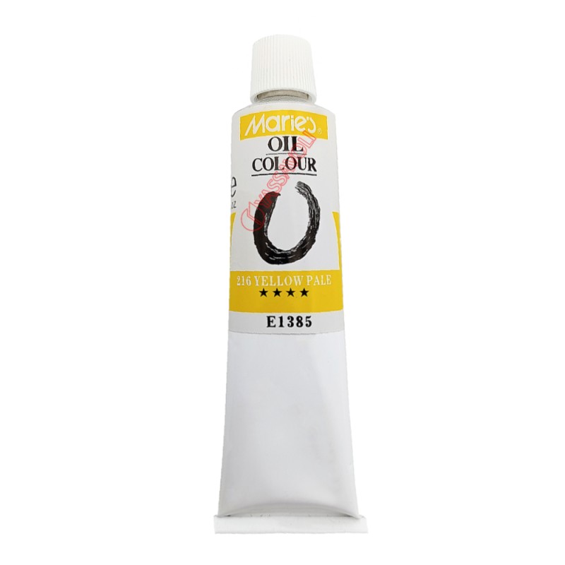 رنگ روغن 170 میل برند ماریس کد 216 - YELLOW PALE