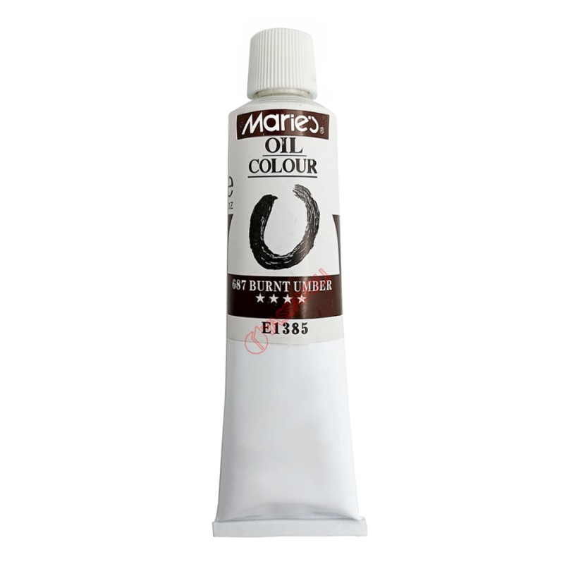 رنگ روغن 170 میل برند ماریس کد 687 BURNT UMBER