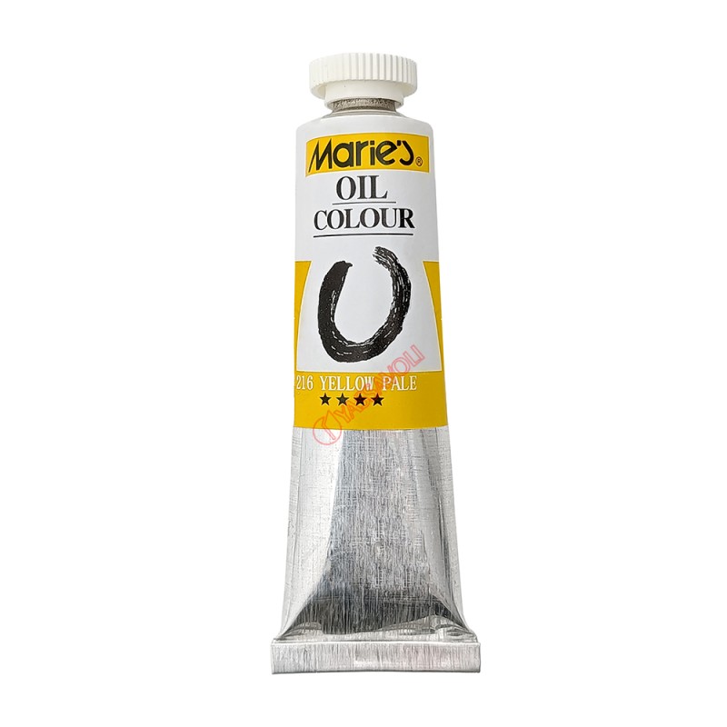 رنگ روغن 50 میل برند ماریس کد 216   YELLOW PALE