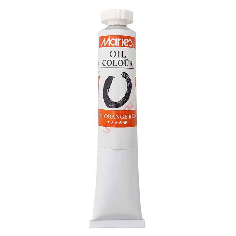 رنگ روغن 50 میل برند ماریس کد 313 ORANGE RED