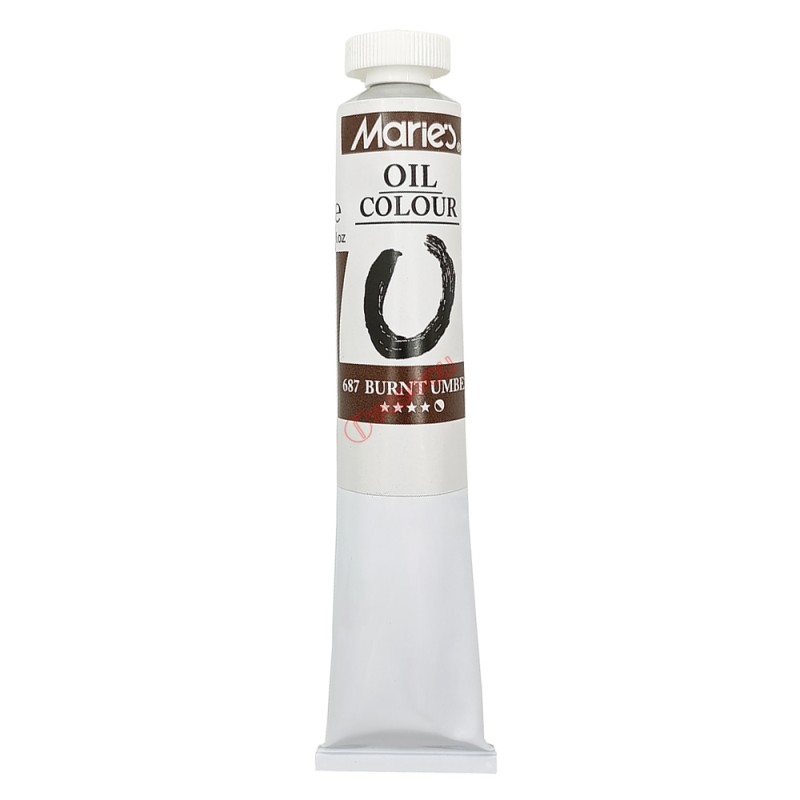رنگ روغن 50 میل برند ماریس کد 687 BURNT SIENNA