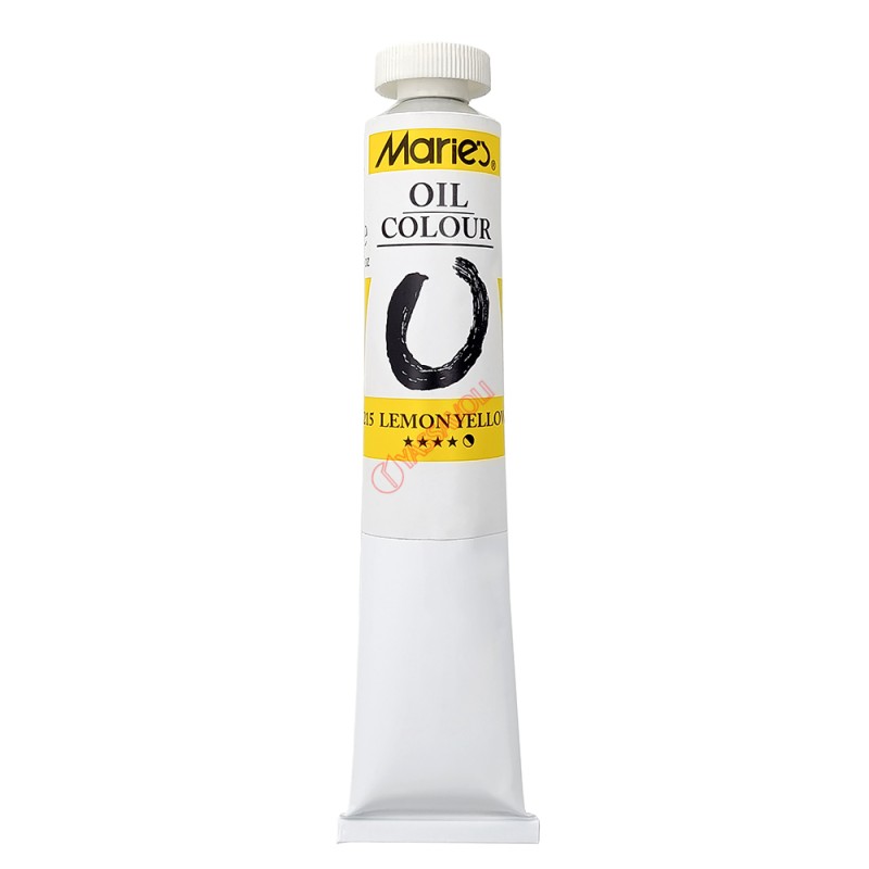 رنگ روغن 50 میل برند ماریس کد 215  LEMON YELLOW