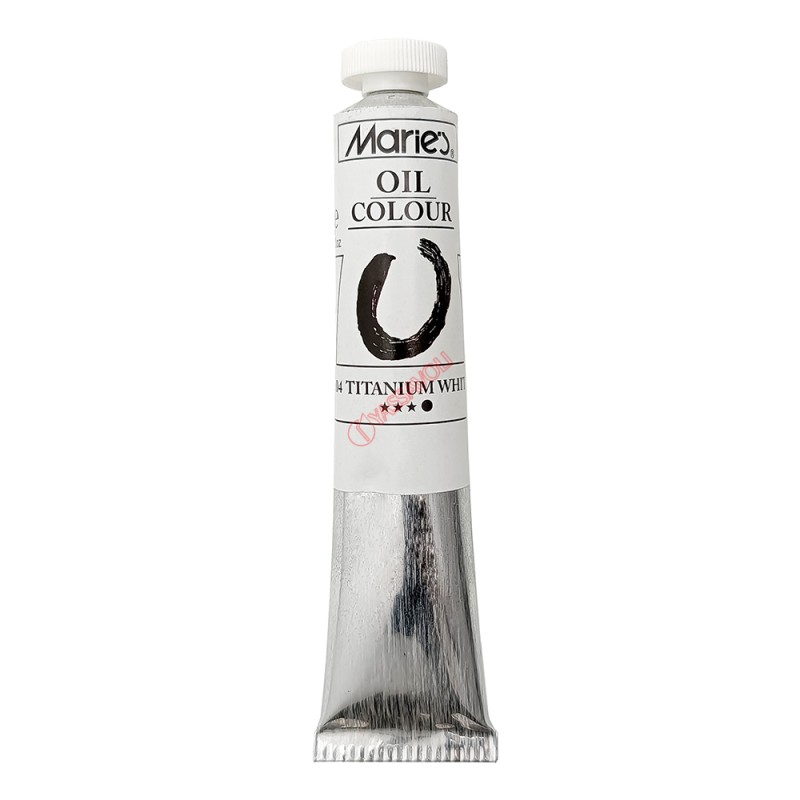 رنگ روغن 50 میل برند ماریس کد 104  TITANIUM  WHITE