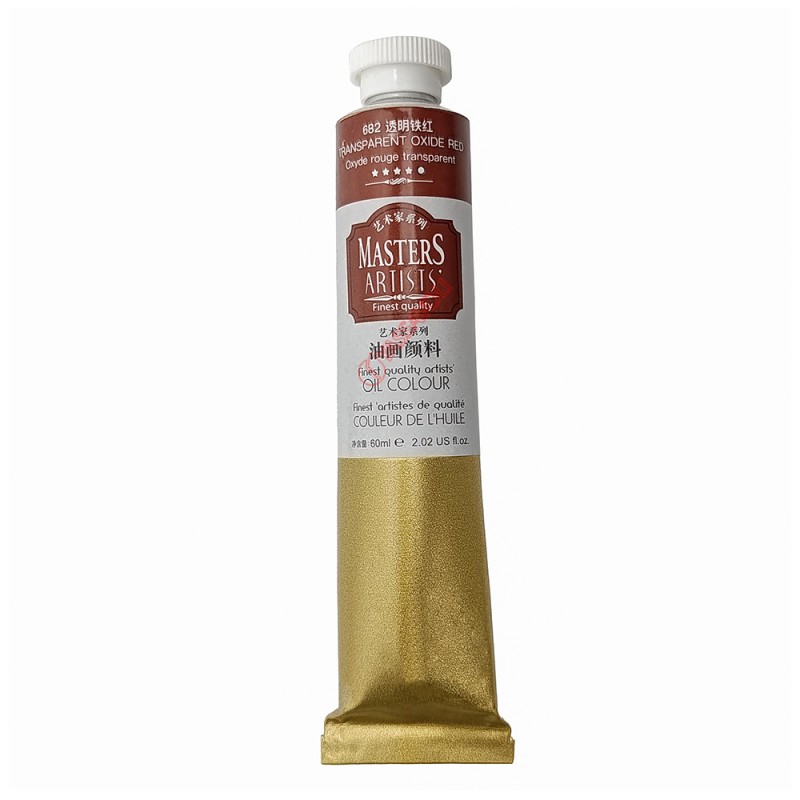 رنگ روغن 60 میل برند ماریس (مستر) کد 682 TRAN OXID RED