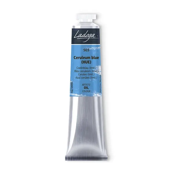 رنگ روغن 46 میل برند لادوگا (سنت پترزبورگ) - کد 503- Ceruleum Blue