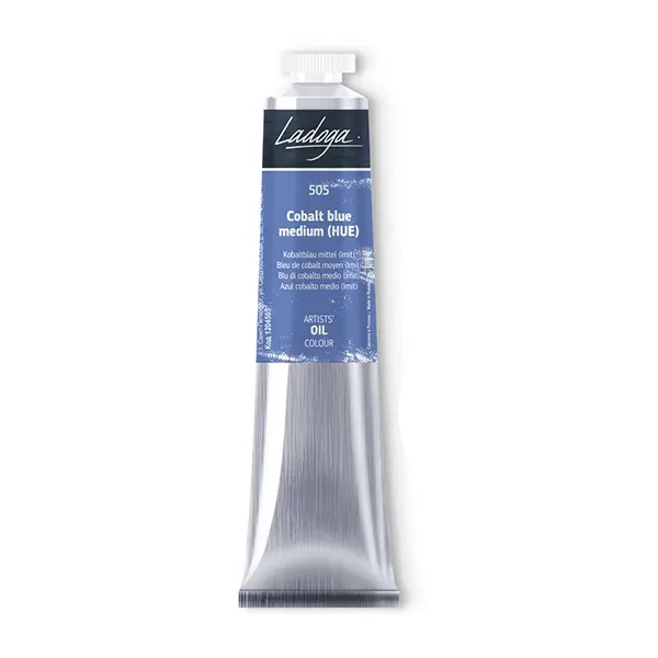 رنگ روغن 46 میل برند لادوگا (سنت پترزبورگ) - کد 505- Cobalt Blue Medium