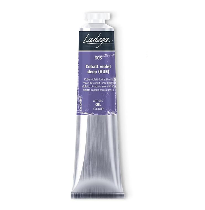 رنگ روغن 46 میل برند لادوگا (سنت پترزبورگ) - کد 603 - Cobalt Violet Deep