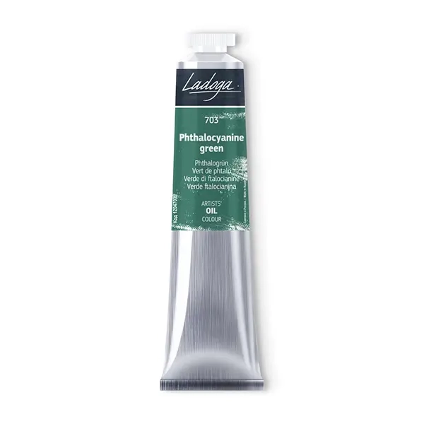 رنگ روغن 46 میل برند لادوگا (سنت پترزبورگ) - کد  703- Phthalocyanine Green
