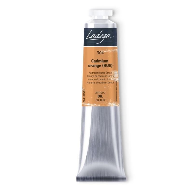 رنگ روغن 46 میل برند لادوگا (سنت پترزبورگ) - کد 304- Cadmium Orange