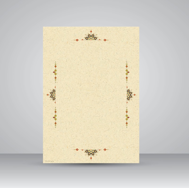 کاغذ تذهیب بافت دار یک رو، 70*50 cm، کد 712 (بسته 30 عددی)