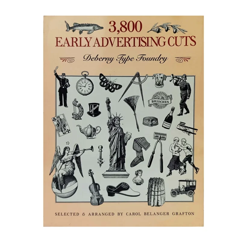 کتاب 3,800Early Advertising Cuts (Dover Pictorial Archive)