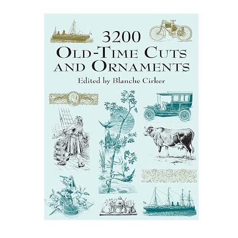 کتاب 3200 Old-Time Cuts and Ornaments (Dover Pictorial Archive)
