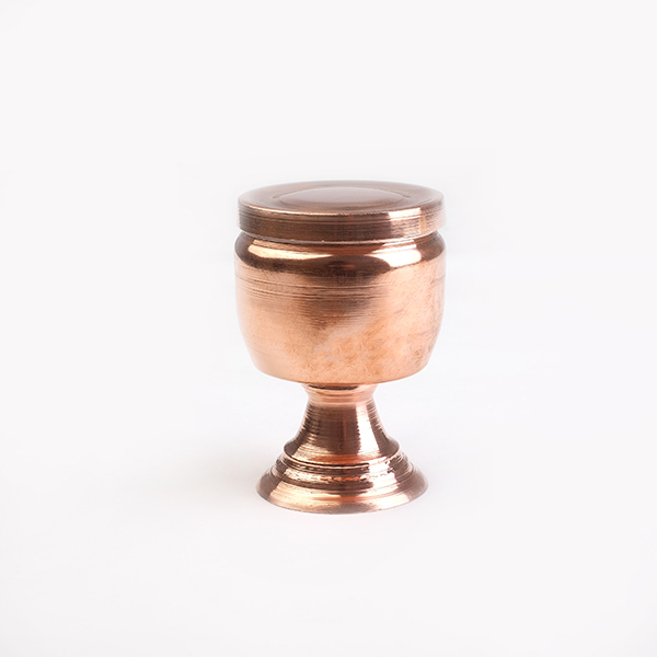 دوات مسی مشقی پایه دار