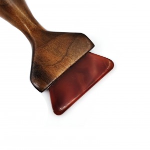 مهره عقیق دسته خراطی مثلثی