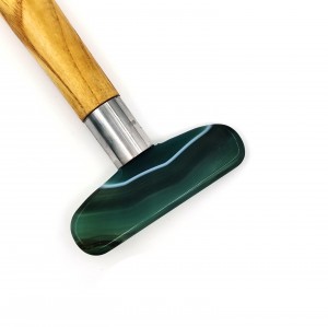 مهره عقیق پارویی دسنه بلند