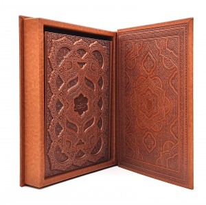 گزیده غزلیات شمس تبریزی نشر راه بیکران (رحلی، گلاسه، طرح چرم، با جعبه)