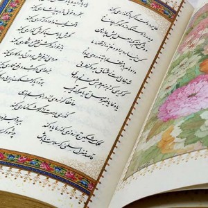 حافظ اروپایی نشر ققنوس (وزیری ، چرم، قابدار )