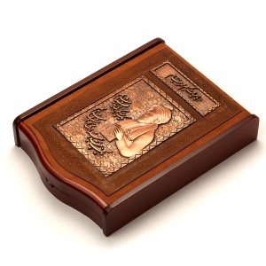 خیام رحلی نفیس طرح گلشن جعبه دار (نشر چرم نگار)