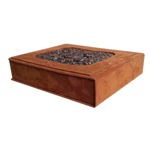 قرآن نفیس جعبه دار جیر مدل نسیم (نشر چرم نگار)