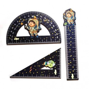 ست خط کش نقاله گونیا مدل فضانورد