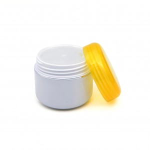 دوات پلاستیکی سفید درب زرد