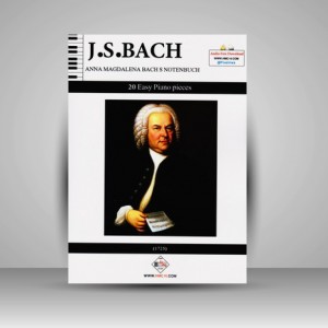 کتاب آناماگدالنا باخ ( 20 قطعه آسان برای پیانو )