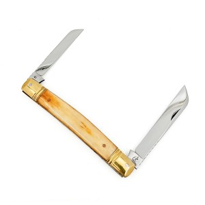 قلمتراش دو تیغه دسته استخوان 12 سانتیمتر / استاد رهی