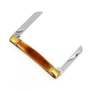 قلمتراش دو تیغه دسته استخوان 12 سانتیمتر / استاد