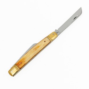 قلمتراش دو تیغه دسته استخوان 12 سانتیمتر / استاد